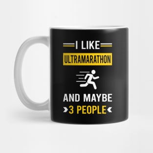 3 People Ultramarathon Ultra Distance Running Mug